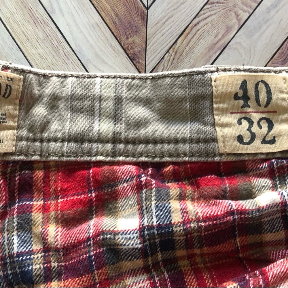 Red Head Brand Co. Flannel Lined Cargo Pants Men’s Size Tan 40/32 - Picture 3 of 6